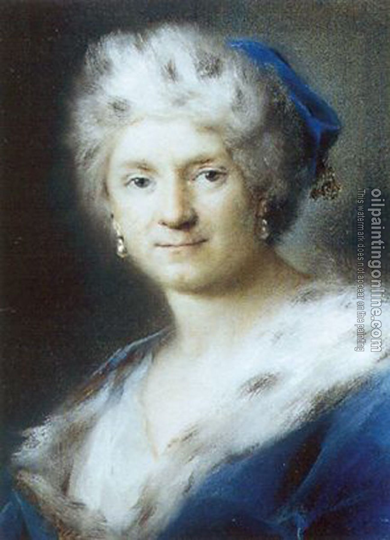 Carriera, Rosalba - Self-Portrait as Winter